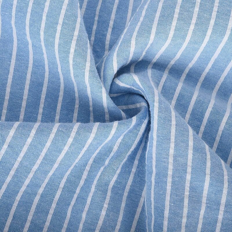 Men's Shirt Summer Shirt Striped Shirt Button Up Shirt Black White Pink Blue Purple Short Sleeve Striped Collar Vacation Daily Clothing Apparel Fashion Casual Comfortable3