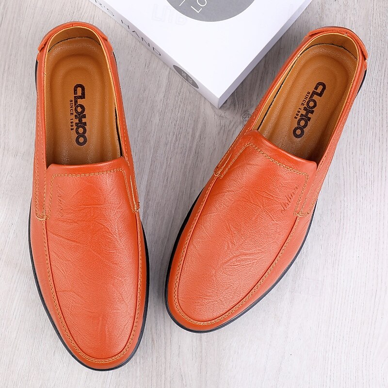Men's Slip-On Faux Leather Loafers with Lightweight Sole – Comfortable and Stylish for Business, Casual and Daily Wear2