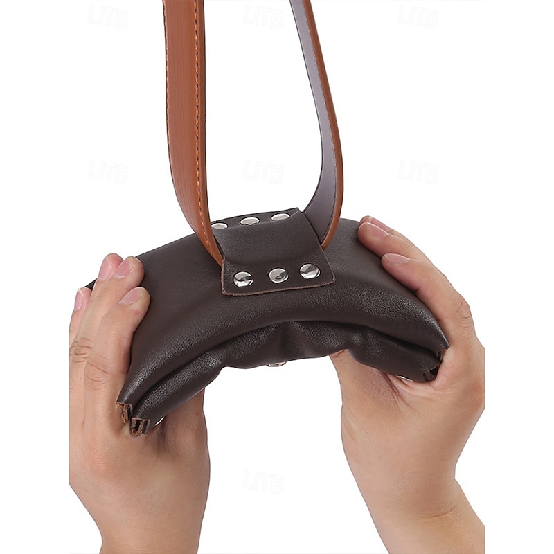 Men's Faux Leather Belted Mobile Waist Bag with Secure Lock Closure – Stylish, Adjustable, and Ideal for Casual Outings and Everyday Use Earth Yellow Black Coffee4