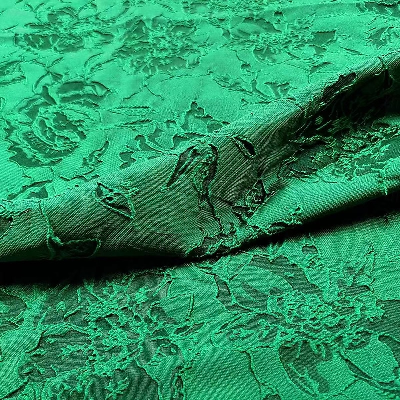 A-Line Mother of the Bride Dress Elegant Minimalist V Neck Tea Length Jacquard Half Sleeve with Embellished Belt Race Day Dress Wedding Guest Dress3