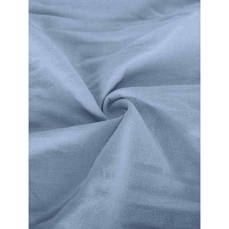 Women's Midi Dress Casual Dress Cotton Linen Dress A Line Dress Summer Dress Solid Color Basic Casual Vacation Daily Regular Fit Graphic 3/4 Length Sleeve Notched Neck Black Blue Purple Orange Summer2