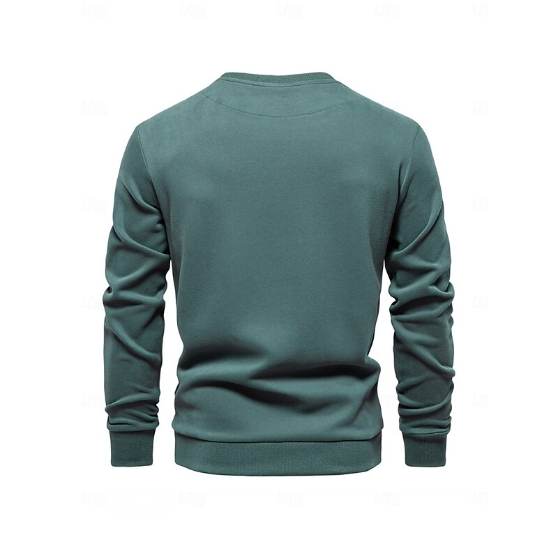Men's Golf Pullover Sweatshirt Navy Blue Brown Green Long Sleeve Thermal Warm Top Fall Winter Golf Attire Clothes Outfits Wear Apparel4