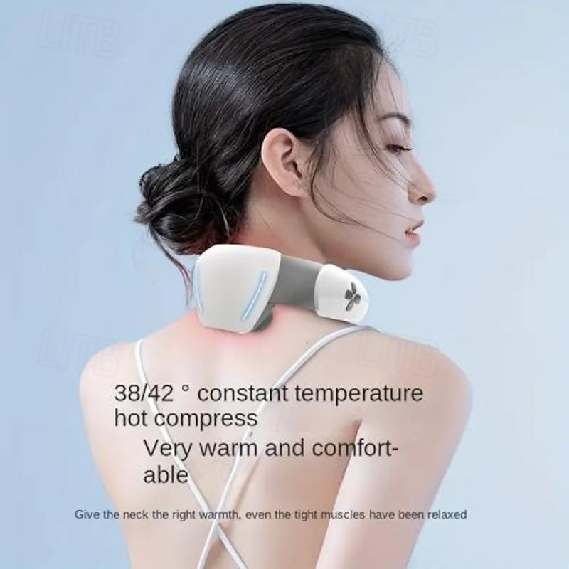 Heat Compress Neck Protector TENS Microcurrent Pulse Pat Shoulder Neck Physiotherapy Instrument Cervical Spine Massage Instrument4