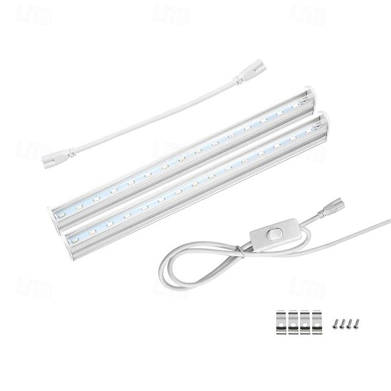 30cm T5 LED Grow Light - 6W Full Spectrum Phytolamp for Plants, Vegetables & Seedlings EU/US/UK/AU Plug AC85-265V3