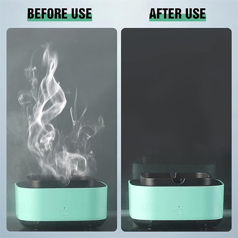 Smokeless Ashtrays For Cigarettes Indoor 2 In 1 Air Purifier Multifunctional Negative Ion Air Fresher for Filtering Second-Hand Smoke From Cigarettes Remove Odor Without Battery3