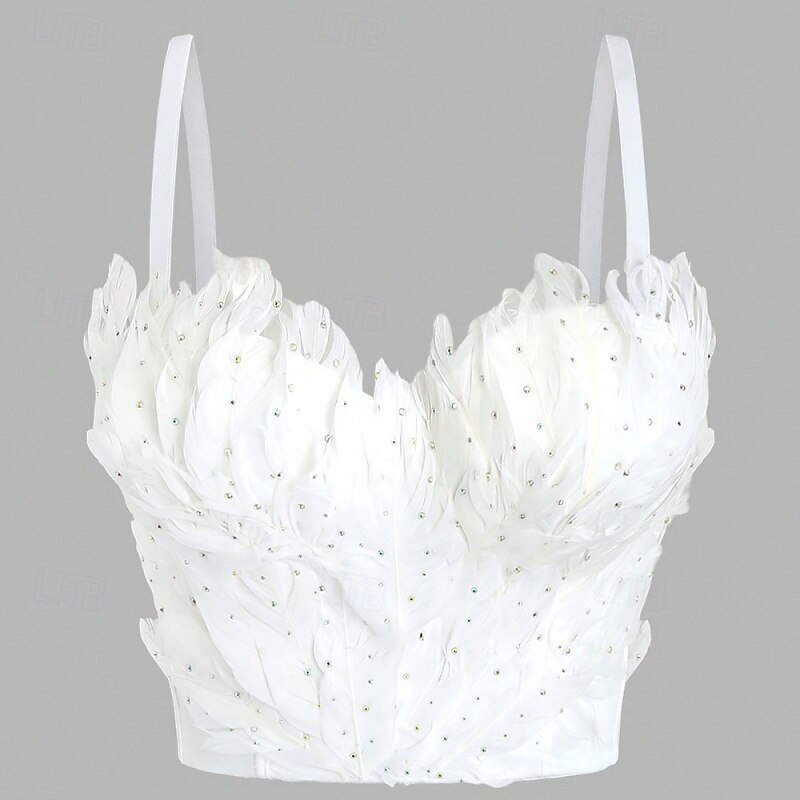 Women's Corset Shapewear Waist Cincher Waist Cincher Shapewear BacklessNightwearPOLY Date Club Festival Solid Colored Sexy Corset Sexy Black White Beige Summer