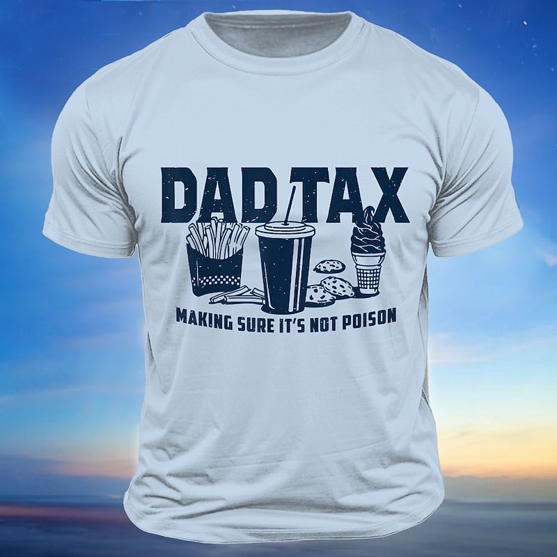 Men's Funny T Shirt Short Sleeve T shirt 3D Print Crew Neck Shirt Fashion Daily Street Daily Light Blue Black White Summer Spring Clothing Apparel S M L XL XXL XXXL2