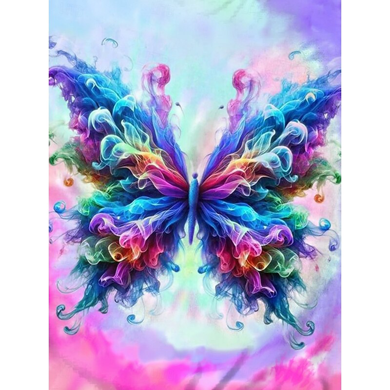 Women's T Shirt Butterfly Tie Dye Casual Short Sleeve Round Neck Regular Tops Daily Print Purple Summer3