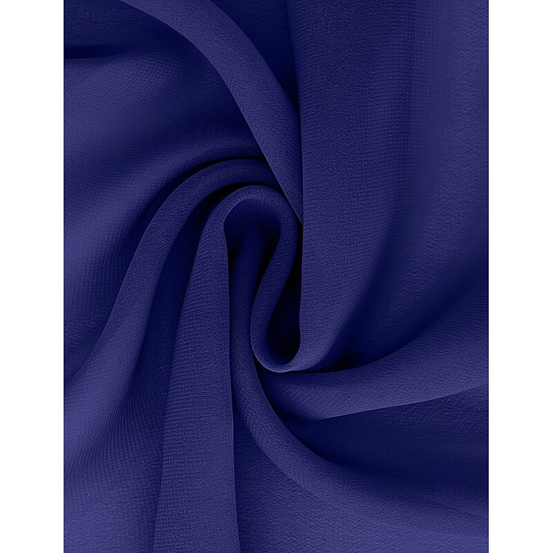 Chiffon A-Line Evening Gown Elegant Dress Formal Wedding Guest Floor Length Long Sleeve Boat Neck with Ruched3