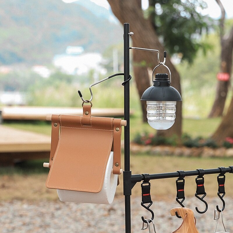 Outdoor Camping Lantern Hook, Multi-functional S-shaped Anti-slip Stainless Steel Pigtail Hook, Portable Rack Hook2