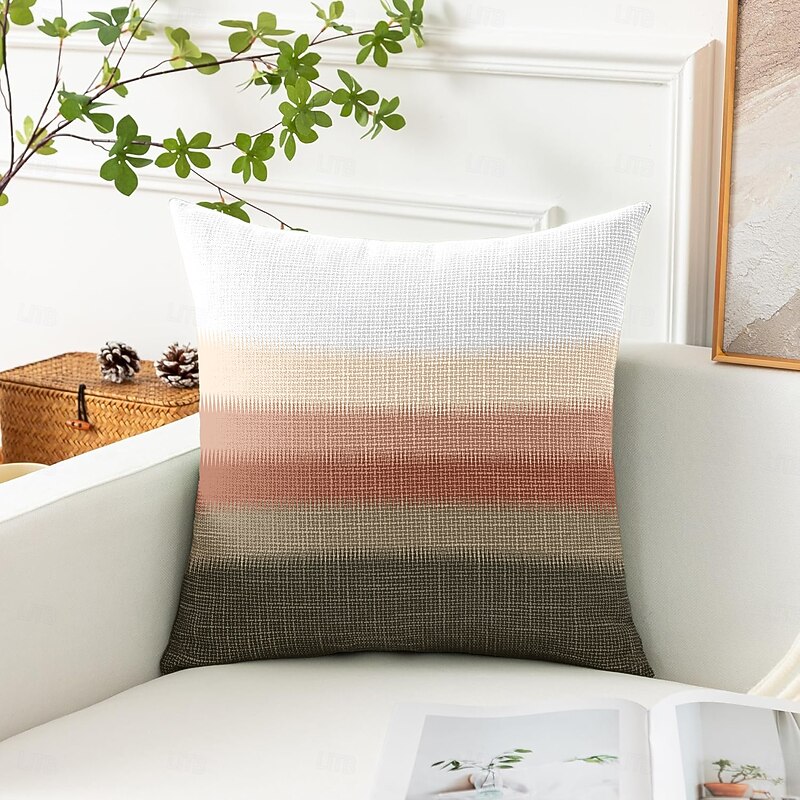 Radiant Color Decorative Toss Pillows Cover 1PC Soft Square Couch Cushion Case Pillowcase for Bedroom Livingroom Sofa Chair4