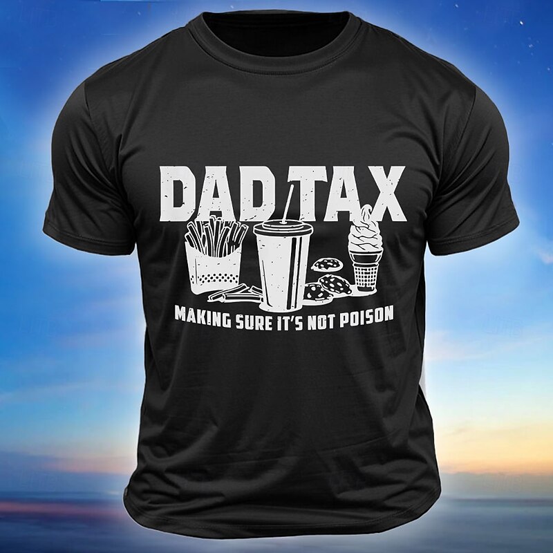 Men's Funny T Shirt Short Sleeve T shirt 3D Print Crew Neck Shirt Fashion Daily Street Daily Light Blue Black White Summer Spring Clothing Apparel S M L XL XXL XXXL4