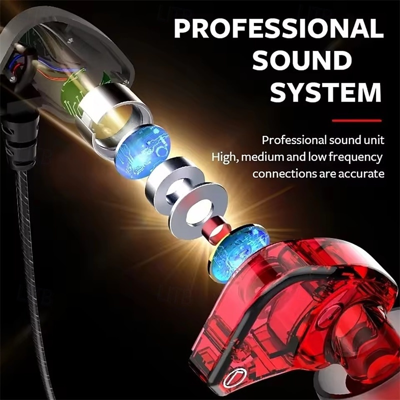 Wired Earphones with Mic 3.5mm in Ear Headphones Noise Isolation Waterproof Cordless Stereo Earbuds Rich Bass with 1.2 Meters Cord Volume Control for Phone Laptop PC Tablet MP3 Player2