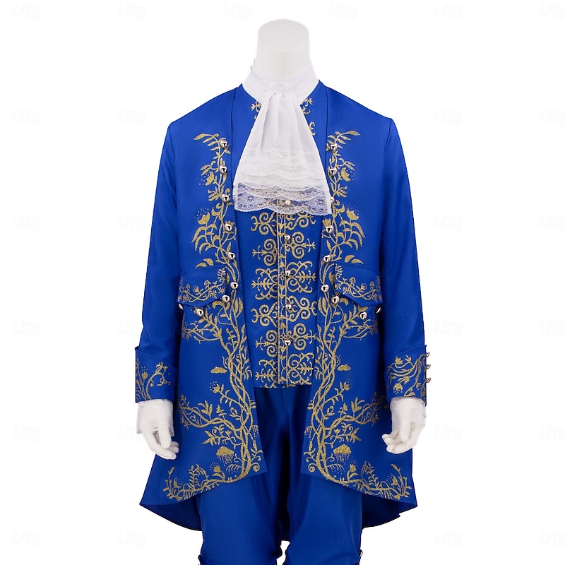 Prince Adam Halloween Outfits Suits & Blazers Prom Dress Beauty and the Beast Couples Carnival Costume Cosplay Adults' Men's Halloween Carnival Performance Party Easy Halloween Costumes Dress Up4