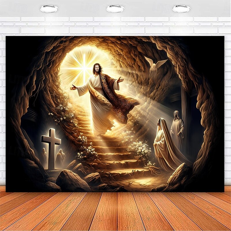 Hanging Tapestry Jesus Angel Wall Art Large Tapestry Mural Decor Photograph Backdrop Blanket Curtain Home Bedroom Living Room Decoration4