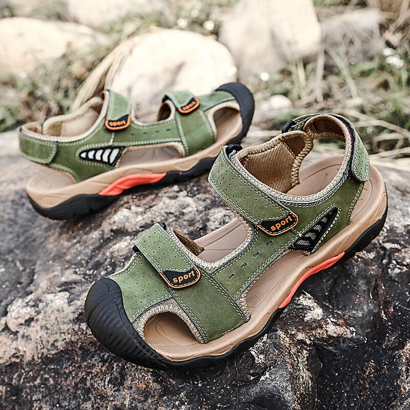 Men's Outdoor Sport Sandals - Breathable Open-Toe Design, Adjustable Straps, Anti-Slip Sole, Comfortable Hiking Shoes for Summer Adventures3