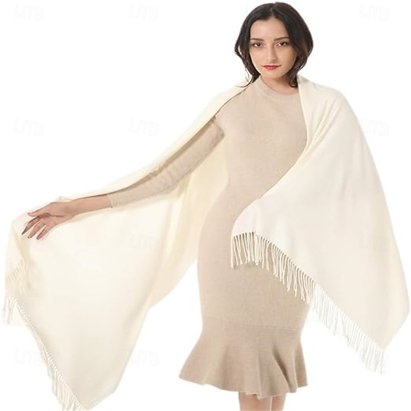 Women's Scarf Pashmina Shawls and Wraps for Evening Dress Wedding Bridesmaid Gift Soft Large Scarves