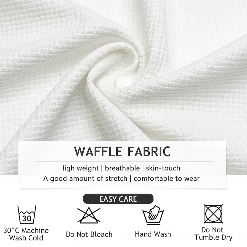 Men's Graphic Plaid Henley Shirt Waffle T Shirt Short Sleeve Daily Retro Vintage Classic Sports Outdoor Casual Holiday Spring & Summer All Seasons Grey Blue Green Purple Orange Henley Henley T-Shirt2