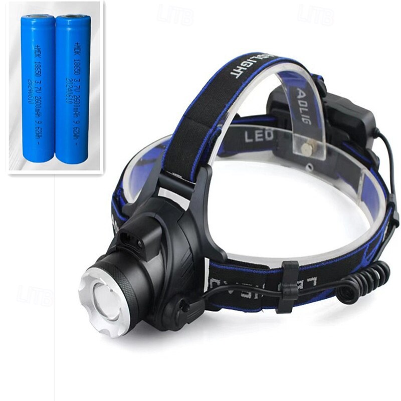 High-Power Outdoor Fishing Beekeeping Headlamp, UV Purple Black Light Head Light, Strong Head-Mounted Lamp for Outdoor Camping Hiking3