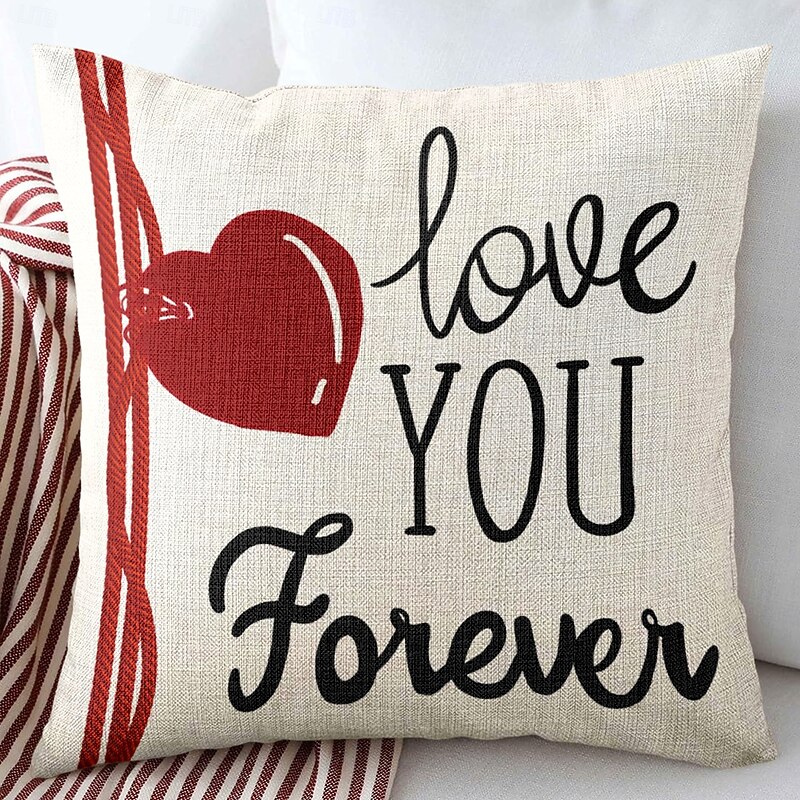 Wedding Heart Gnomes Decorative Toss Pillows Cover 1PC Soft Square Cushion Case Pillowcase for Bedroom Livingroom Sofa Couch Chair 23