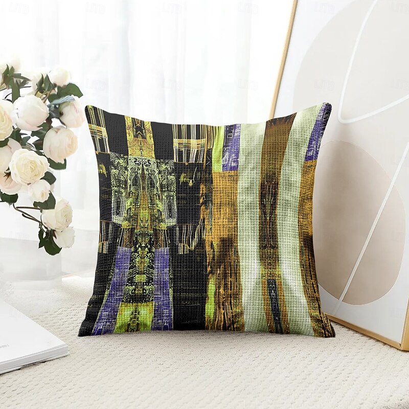 Vintage Ethnic Decorative Toss Pillows Cover 1PC Soft Square Couch Cushion Case Pillowcase for Bedroom Livingroom Sofa Chair4