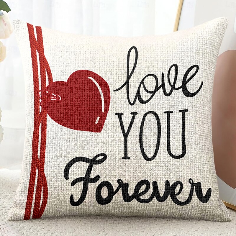 Wedding Heart Gnomes Decorative Toss Pillows Cover 1PC Soft Square Cushion Case Pillowcase for Bedroom Livingroom Sofa Couch Chair 27