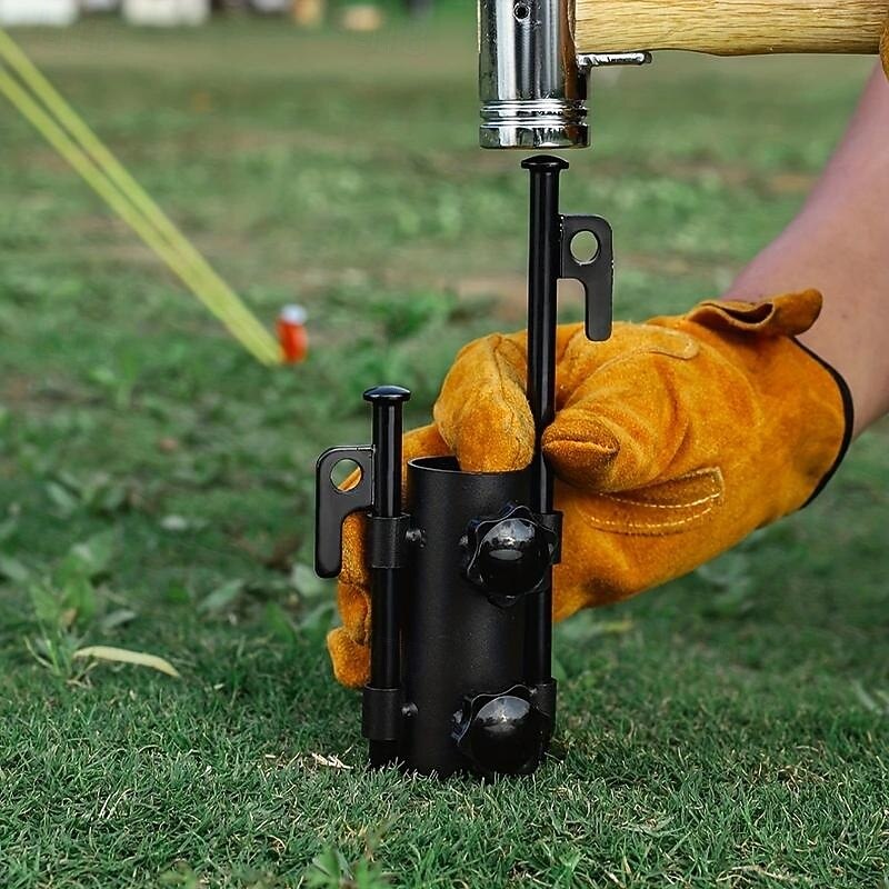 Camping Tent Rod Holders - Beach Umbrella Rod Holders - Windproof Awning Rod Holder, Plant Umbrella Shade for Potted Plants, Beach Umbrella Stand, Awning Support Poles2