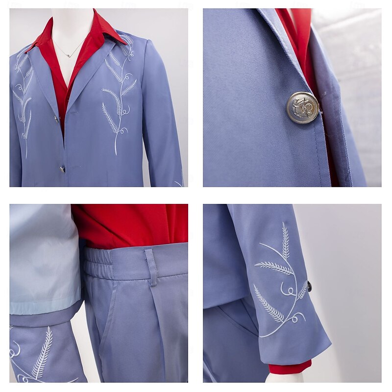 Bruno Gaga Halloween Cosplay Costume Outfits Die With A Smile Couples Carnival Costume Cosplay Adults' Men's Halloween Carnival Performance Party Stage Easy Halloween Costumes Dress Up4