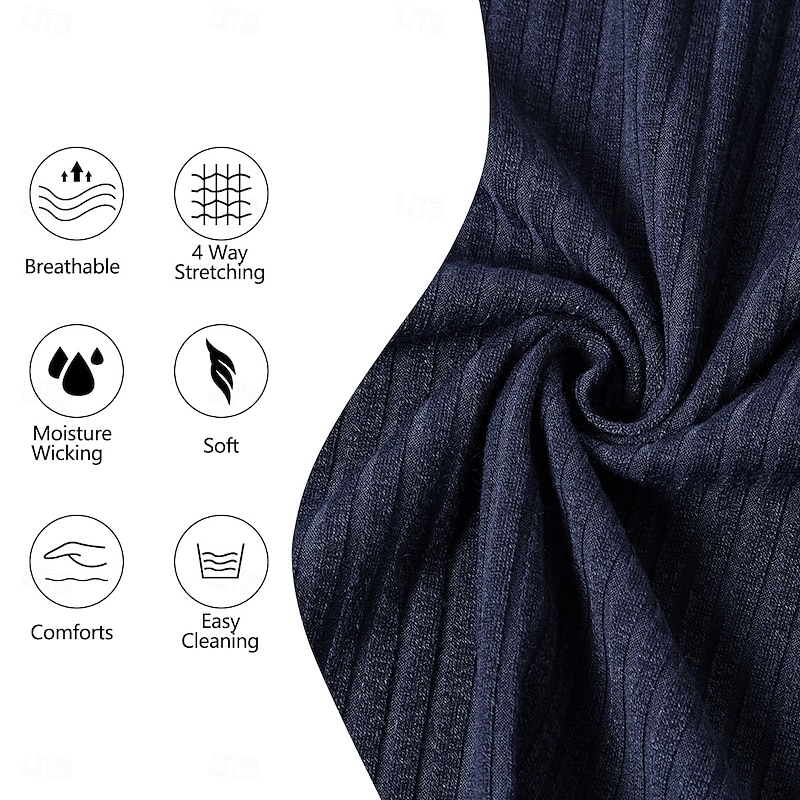 Men's Polo Shirts Muscle Shirt Work Casual Lapel Ribbed Polo Collar Short Sleeve Basic Modern Color Block Patchwork Pocket Spring & Summer Slim Fit Light Blue White Burgundy Navy Blue Gray Polo Shirts3