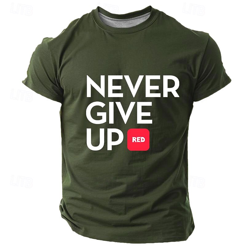 Men's Tiktok B Rednote T Shirt Short Sleeve T shirt 3D Print Crew Neck Shirt Fashion Daily Street Daily Black Blue Green Summer Spring Clothing Apparel S M L XL XXL XXXL3