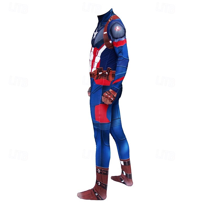 Superhero Zentai Suits Costume Bodysuits Carnival Costume Cosplay Movie Cosplay for Men's Boys Kid's Adults' Halloween Carnival Performance Party Bachelorette Party4