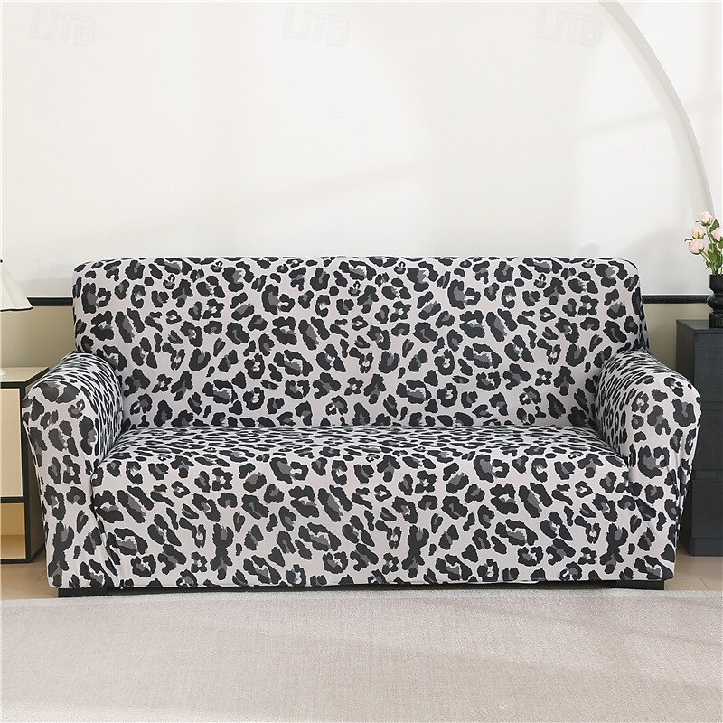 Bohemian Print Dustproof All-powerful Slipcovers Stretch Sofa Cover Super Soft Fabric Couch Cover with One Free Boster Case(Chair/Love Seat/3 Seats/4 Seats)4