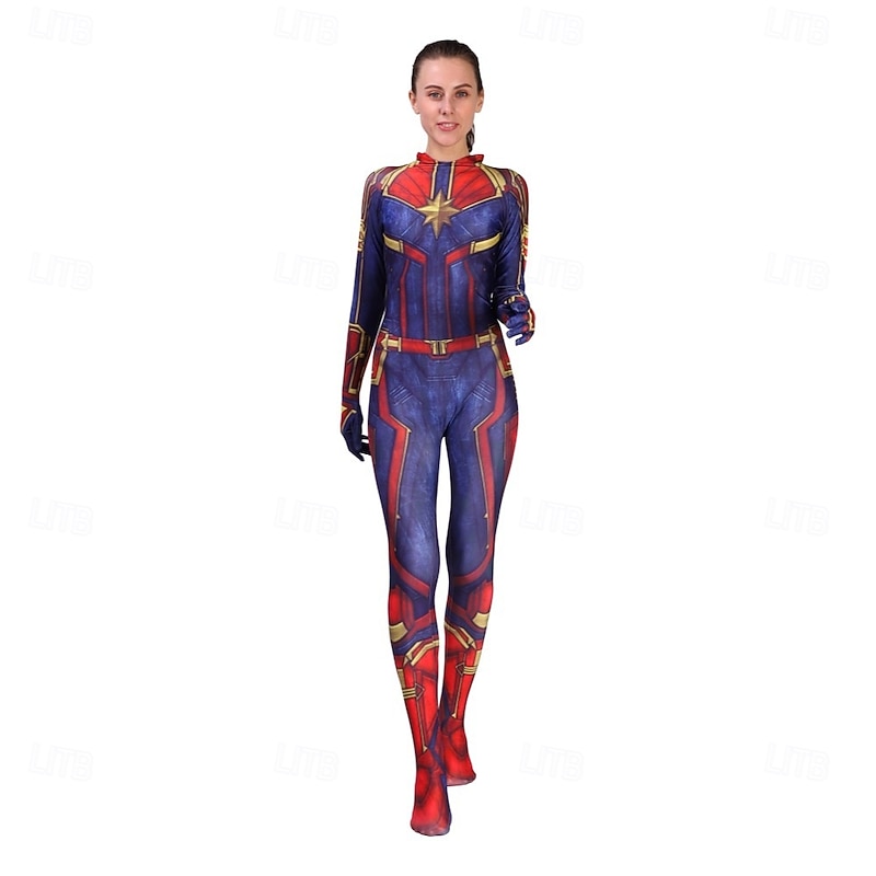 Superhero Zentai Suits Costume Bodysuits Carnival Costume Cosplay Movie Cosplay for Women's Girls' Kid's Adults' Halloween Carnival Performance Party Bachelorette Party2