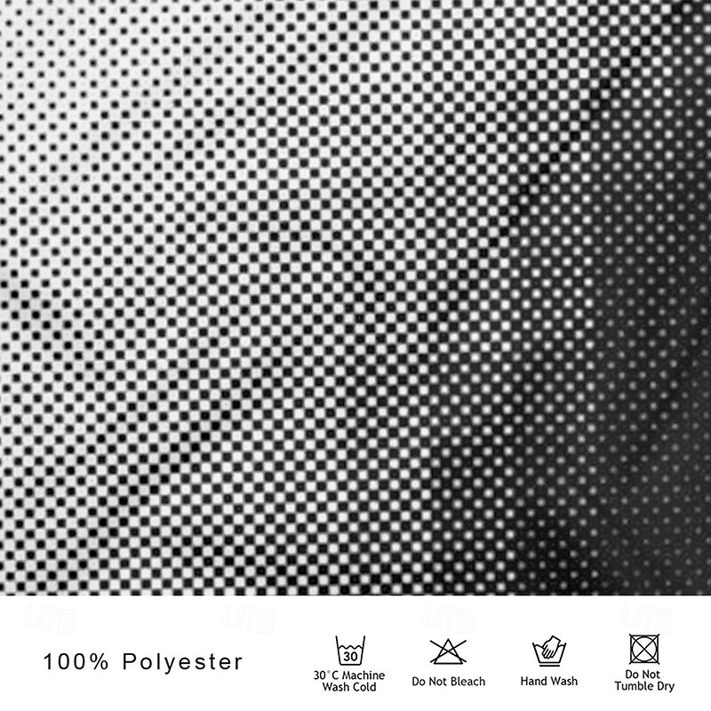 Men's Ombre Geometic Polo Short Sleeve Polo Shirts Collared Shirts Casual School Outdoor Athleisure Daily Wear 3D Print Summer Black3