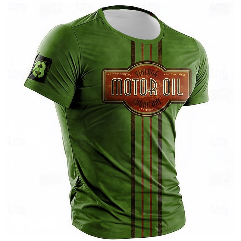 Men's Unisex Letter Graphic Prints T Shirt Casual Style Classic Style Short Sleeve T shirt 3D Print Crew Neck Shirt Sports Casual Big and Tall Outdoor Street Daily Yellow Blue Brown Summer Clothing2