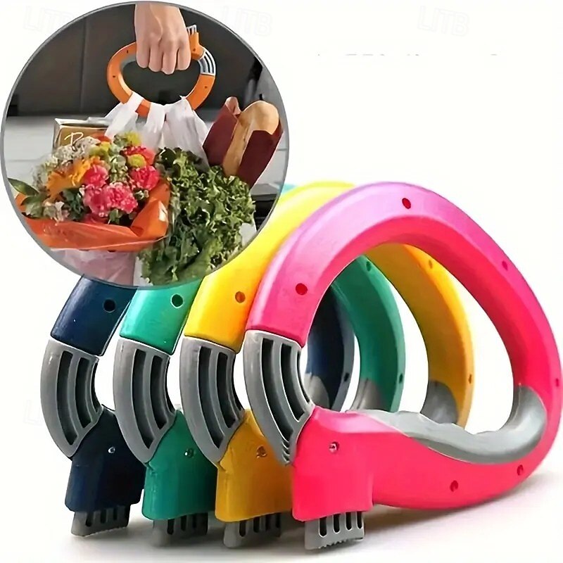 1pcs Handle Grocery Bag Carrying Handle, everyday use of the labor-saving handle, shopping becomes easier, helps to comfortably remove heavy items, comfortable grip