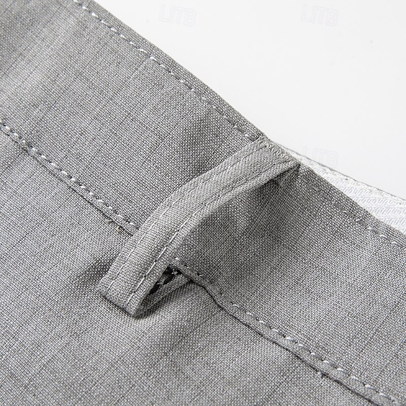 Men's Shorts Dress Shorts Summer Shorts Casual Shorts Golf Shorts Button Up Multi Pocket Plain Comfort Wearable Knee Length Outdoor Sport Daily Fashion Casual Black Navy Blue4