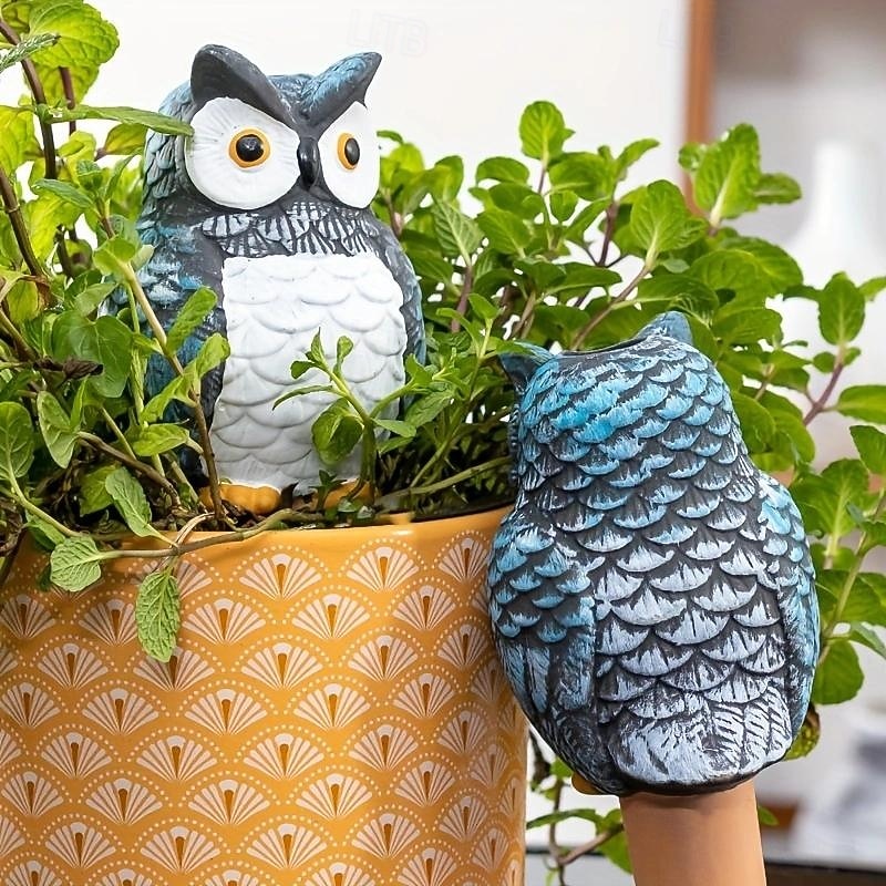 4pcs Owl Water Penetrator Flower Pourer Lazy Drip Irrigator Water Dropper4