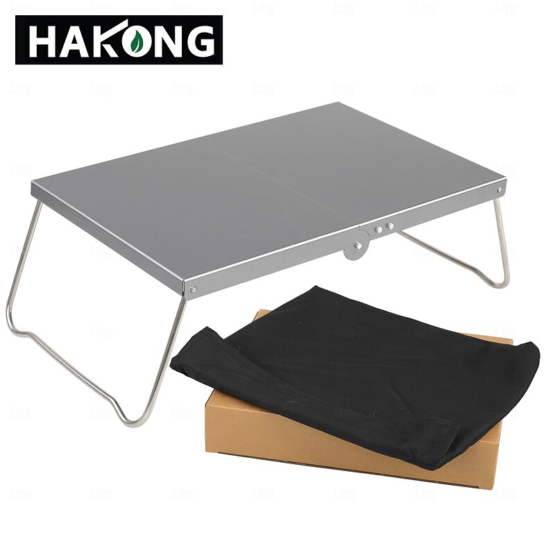 Adjustable Height Aluminum Alloy Camping Folding Table - Portable Outdoor Table for Versatile Use and Comfor3