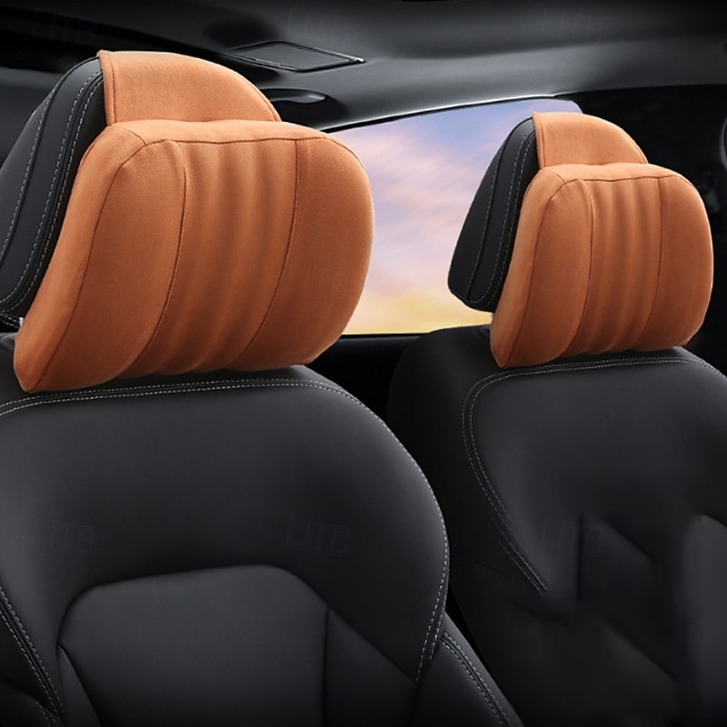 Universal Car Neck Headrest Pillow Ultra Soft Adjustable Pillow for Car Seat Head Support Neck Car Accessory 1PCS