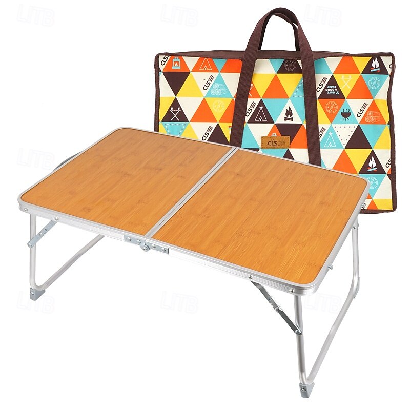 1pc Camping Outdoor Mini Folding Table, Compact and Lightweight, Easy to Carry, Durable, Perfect for Picnics, Hiking, and Outdoor Activities, Convenient Storage and Setup