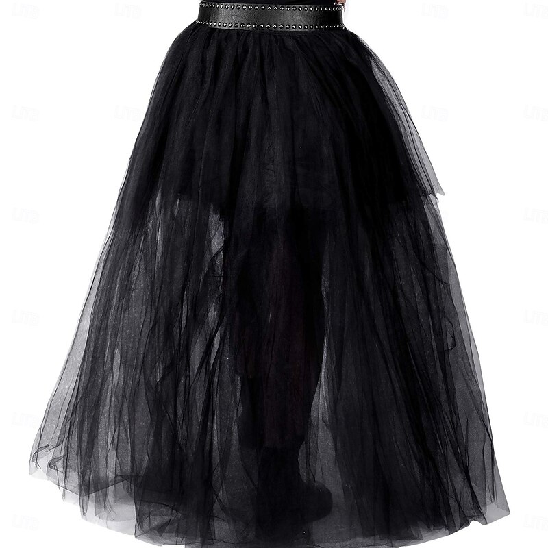 Retro Vintage 1980s Fancy Cosplay Costume Outfits Tutu Pop Star Rocker Fancy Dress Women's Masquerade Party Pride Parade Pride Month Adults' Skirt Belt Headband4