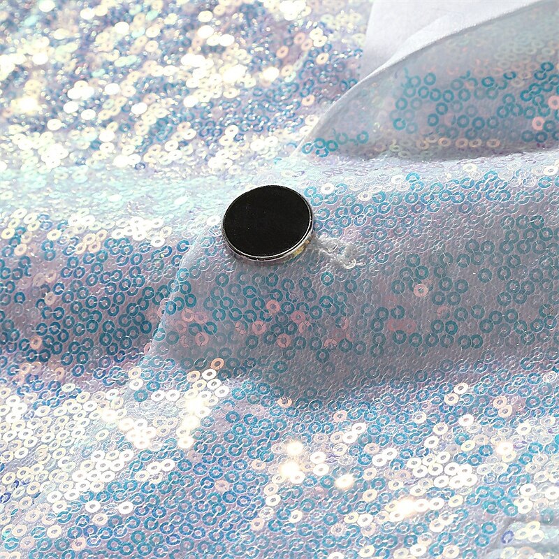 Men's Blazer Business Cocktail Party Wedding Party Vintage Fashion Spring Autumn / Fall Polyester Solid Color Pocket Buttons Comfortable Single Breasted Blazer White4