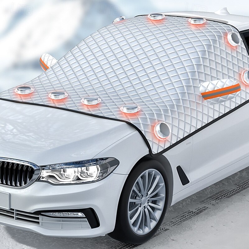 Magnetic  Car Front Window Sun Shade Outdoor Cover Car Windshield Cover Winter Ice Snow Dust Frost Guard UV Protector2