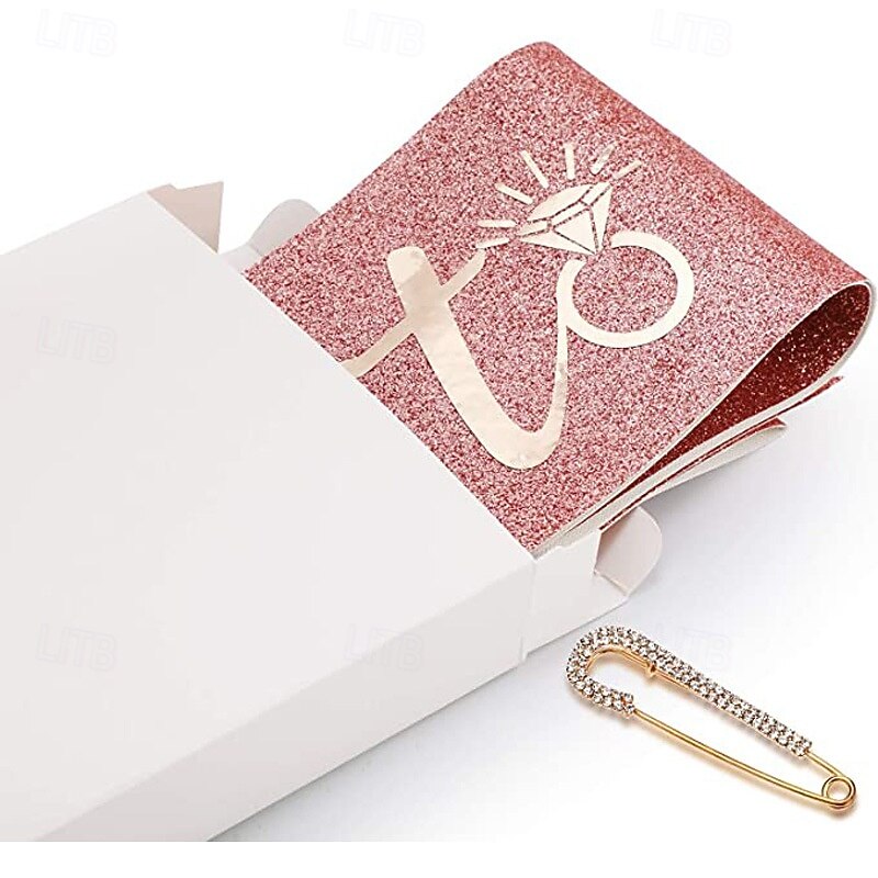 5 pcs Bride to be Sash Adults' Women's Wedding Bridal Shower Bachelorette Party Halloween Carnival Easy Carnival Costume3