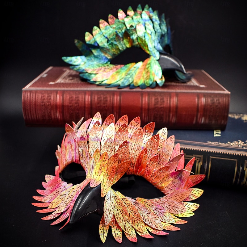 Halloween Mask Halloween Props Carnival Mask Half Face Adults' Men's Women's Carnival Mardi Gras Performance Party Masquerade Easy Halloween Costumes Dress Up