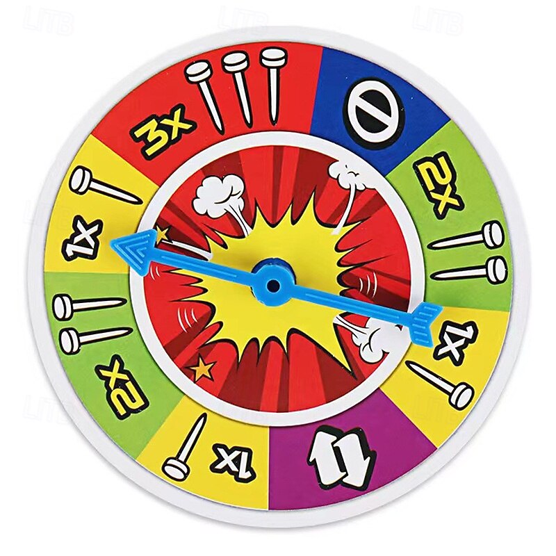 Wack A Balloon Board Game - Family Night Interactive Strategy Game PP Material Ages 3-6 Engaging Solo Or Multiplayer Experience for Parties for Winter4