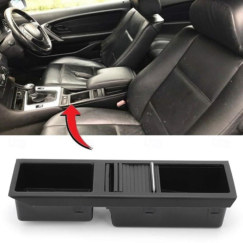 Center Console Storage Trays Mounting Replacement for E46  Series 99-05 OEM 51168217953 Center Console Storage2
