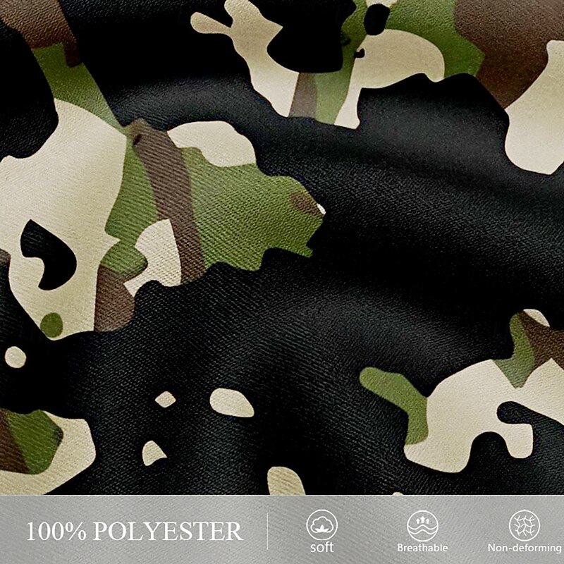 Men's Camouflage American US Flag Deer Swim Trunks Swim Shorts Board Shorts Mid Waist Streetwear Hawaiian Outdoor Casual Streetwear Pocket Drawstring Elastic Waist Designer Clothing Apparel3