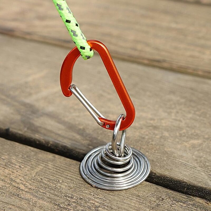 1Pc/4pcs Tent Rope Tighteners - Octopus Buckle for Secure Camping in Windy Conditions